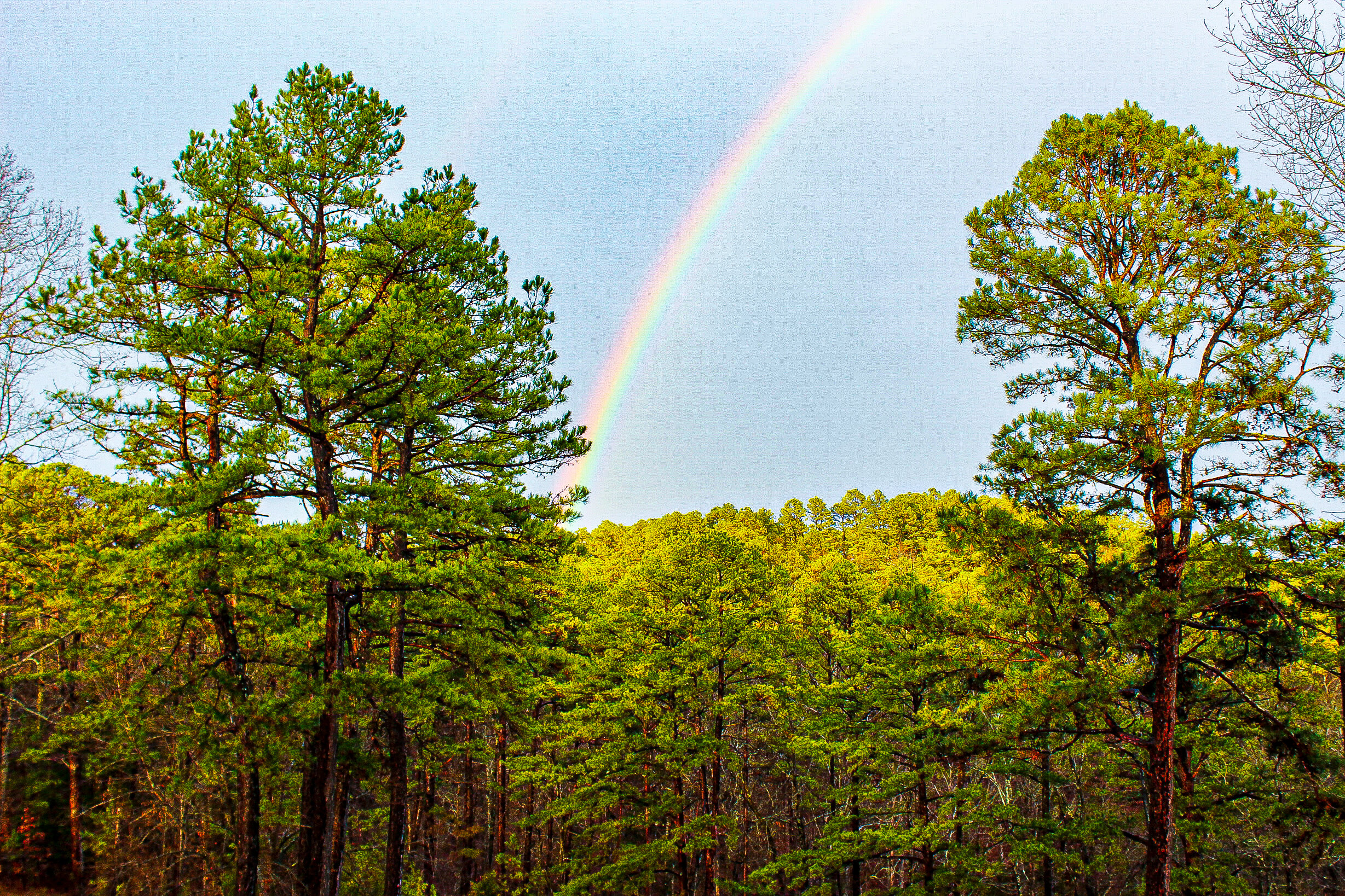 porch rainbow